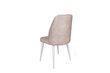 2 Krēslu komplekts Asir, rozā/balts cena un informācija | Virtuves un ēdamistabas krēsli | 220.lv