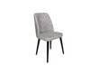 2 Krēslu komplekts Asir, 50x90x49 cm, pelēks/melns cena un informācija | Virtuves un ēdamistabas krēsli | 220.lv