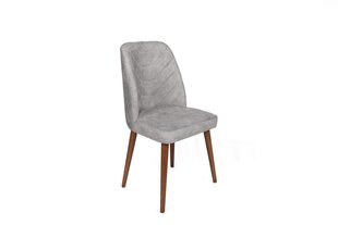 Набор из 2 стульев Asir, 50x90x49 см, серый/коричневый цена и информация | Стулья для кухни и столовой | 220.lv