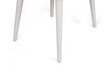 2 Krēslu komplekts Asir, 50x90x49 cm, melns/balts cena un informācija | Virtuves un ēdamistabas krēsli | 220.lv