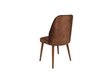 4 krēslu komplekts Asir, 50x90x49 cm, brūns cena un informācija | Virtuves un ēdamistabas krēsli | 220.lv