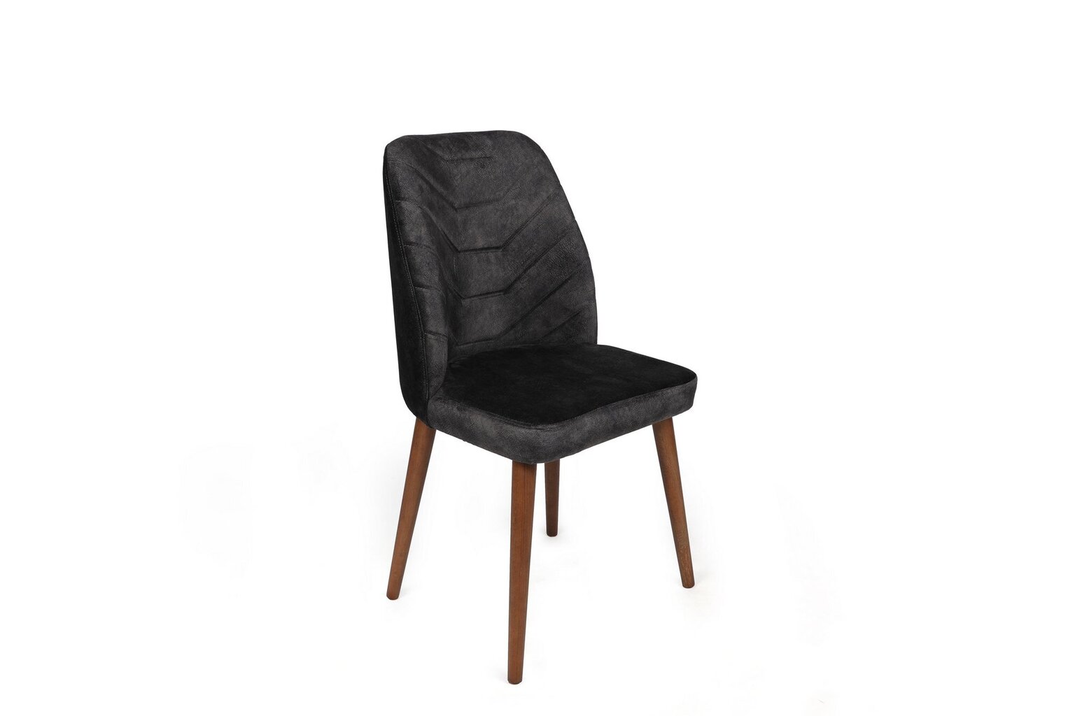 4-daļīgs krēslu komplekts Asir, 50x90x49 cm, tumši pelēks/brūns cena un informācija | Virtuves un ēdamistabas krēsli | 220.lv