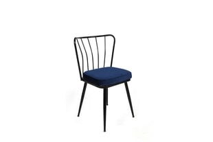 Набор из 4 стульев Asir, темно-синий/черный цена и информация | Стулья для кухни и столовой | 220.lv