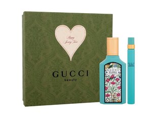 Komplekts Gucci Flora Gorgeous Jasmine sievietēm: Parfimērijas ūdens EDP, 50 ml + parfimērijas ūdens EDP, 10 ml cena un informācija | Sieviešu smaržas | 220.lv