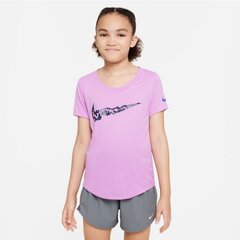 Nike t-krekls meitenēm DZ3583532, rozā цена и информация | Рубашки для девочек | 220.lv