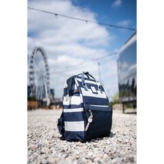Himawari Рюкзак | белый, военно-морской цена и информация | Спортивные сумки и рюкзаки | 220.lv