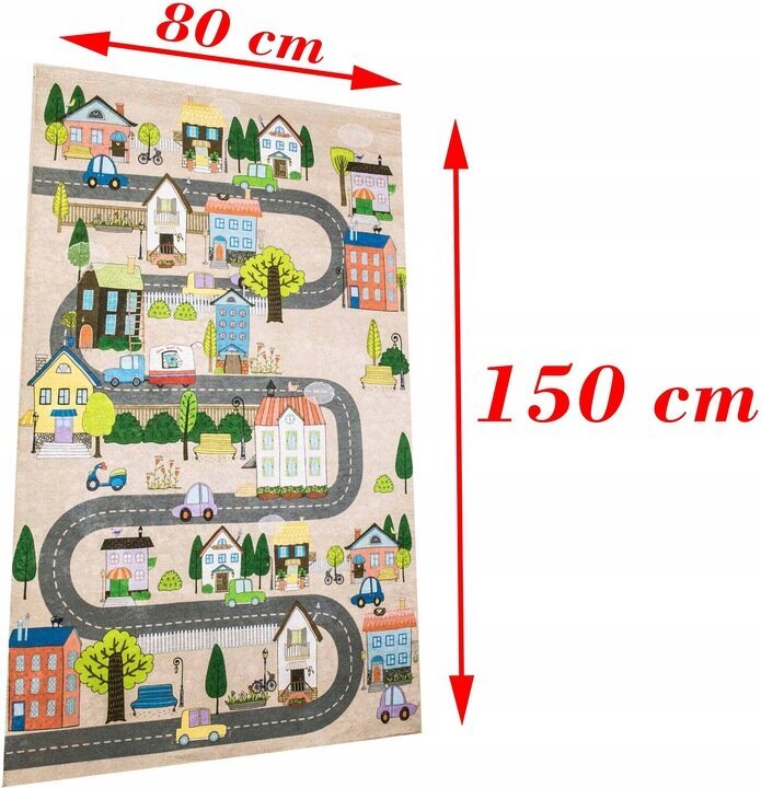 Kupdywan bērnu paklājs 80x150 cm cena un informācija | Paklāji | 220.lv