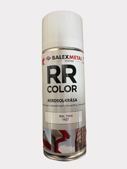 AT&BALEX aerosolkrāsa, RR-Color, RAL7004, signāl pelēka, 400 ml. цена и информация | Krāsas | 220.lv