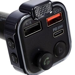 FM-передатчик Bluetooth USB-зарядное устройство MP3 с функцией громкой связи цена и информация | FM Модуляторы | 220.lv