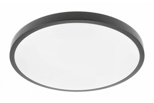 Светодиодный потолочный светильник АТОЛ, 32 Вт, 4000 °К, черный, GTV цена и информация | Потолочный светильник | 220.lv