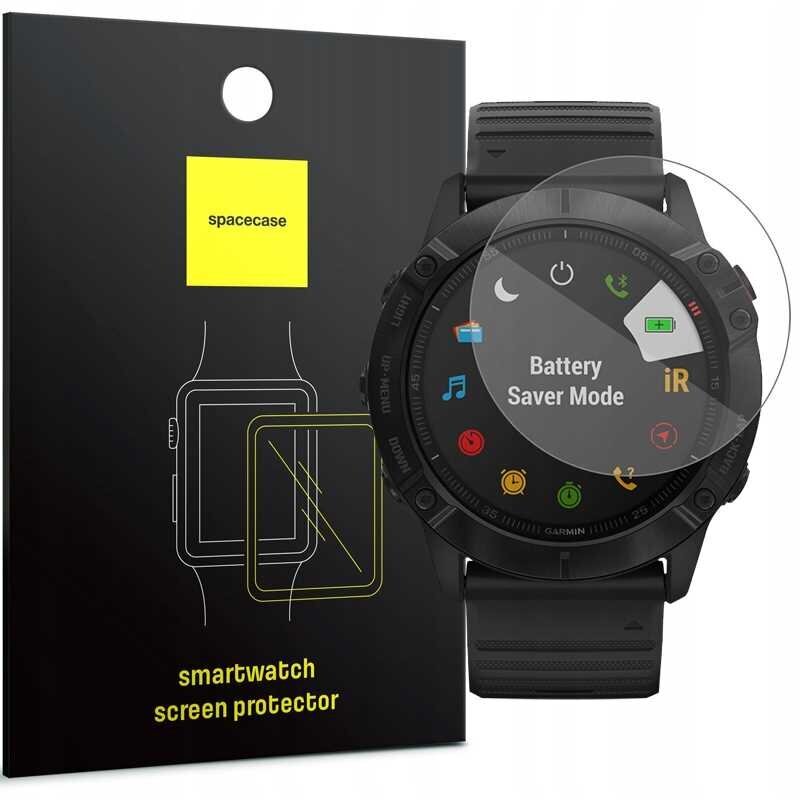 SC SW Stiklveida 2.5D Aizsargplēvele Garmin Fenix 6X / 6X Pro цена и информация | Viedpulksteņu un viedo aproču aksesuāri | 220.lv