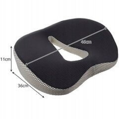 Ортопедическая подушка для сидения, 46 х 36 х 11 см. цена и информация | Подушки | 220.lv