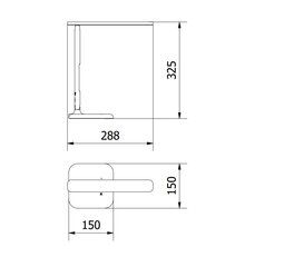 Galda lampa 7W, 420lm, 3-CCT, balta, GTV цена и информация | Настольные лампы | 220.lv