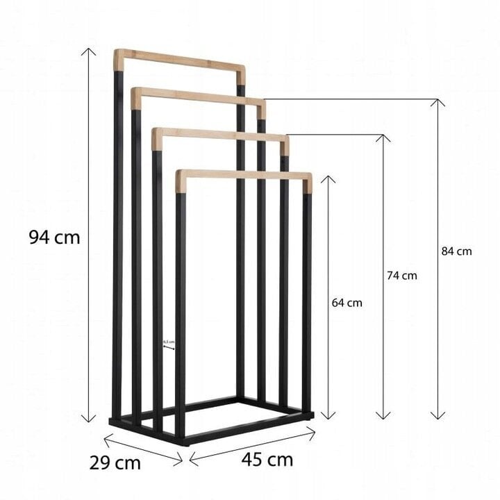 Drēbju pakaramais Wood cena un informācija | Vannas istabas aksesuāri | 220.lv