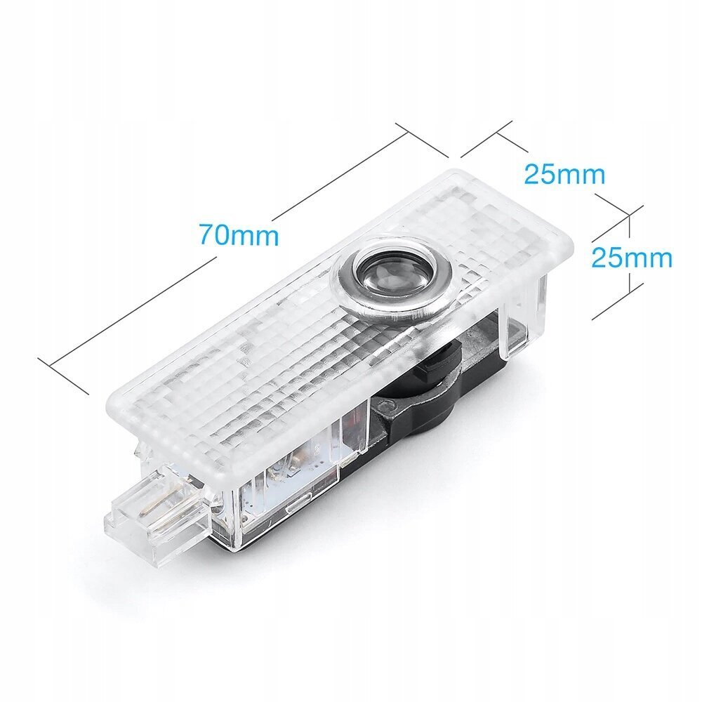 Bmw LED logo projektors cena un informācija | Auto piederumi | 220.lv