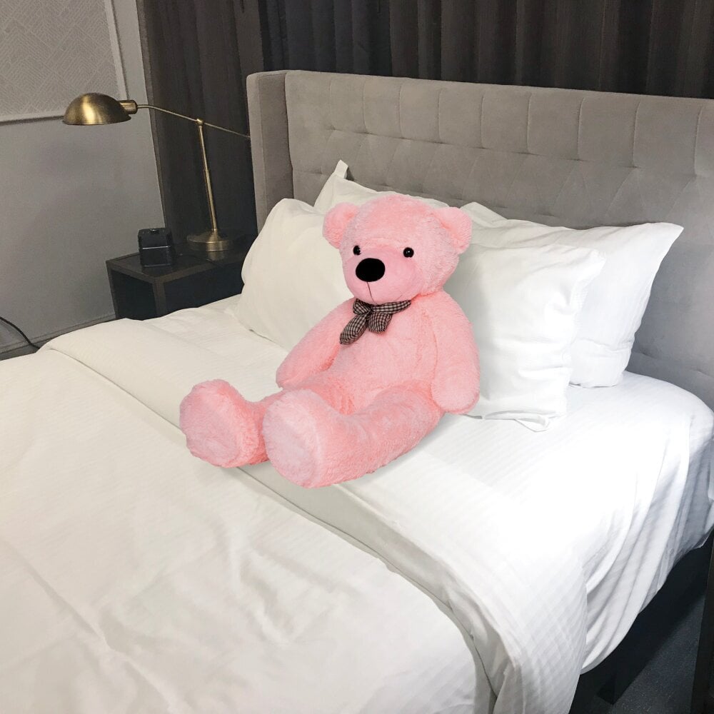 Plīša lācītis Makosas Pink Teddy, rozā, 180cm цена и информация | Mīkstās (plīša) rotaļlietas | 220.lv