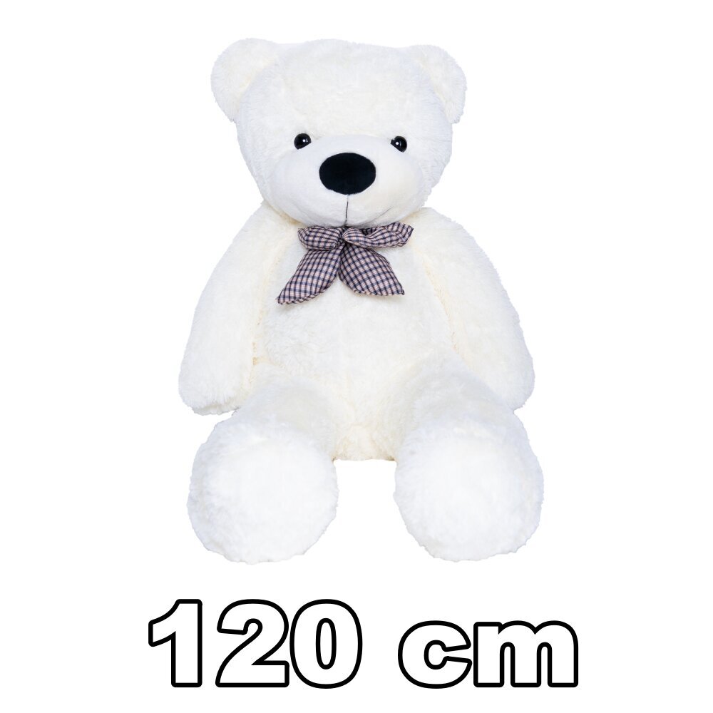 Плюшевый мишка White Teddy 120 см, 3+ цена | 220.lv