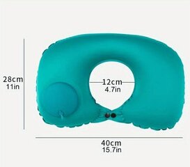 Ceļojuma spilvens ar sprādzi, blue cena un informācija | Autokrēsliņu aksesuāri | 220.lv