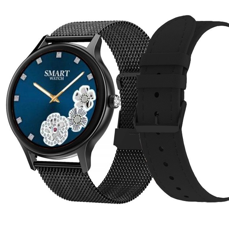 Pacific 18 Steel Black + Black cena un informācija | Viedpulksteņi (smartwatch) | 220.lv