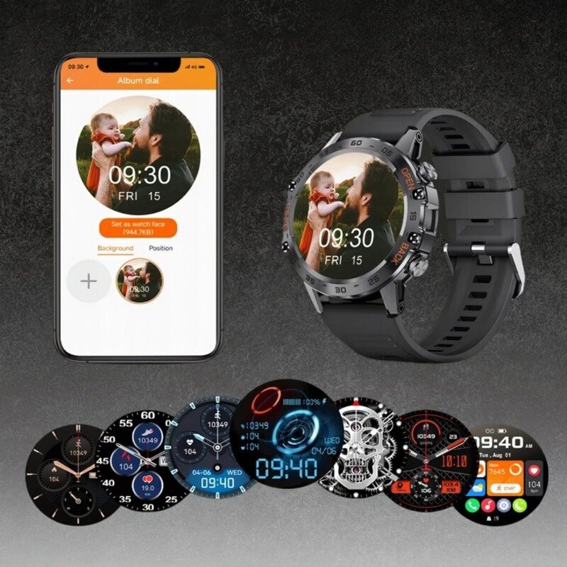 K52 Black cena un informācija | Viedpulksteņi (smartwatch) | 220.lv