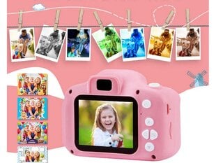 Детский цифровой фотоаппарат CAT, розовый цена и информация | Цифровые фотоаппараты | 220.lv