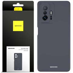 Spacecase Silikona vāciņš Xiaomi 11T/11T Pro, melns цена и информация | Чехлы для телефонов | 220.lv