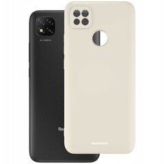 SC Silikona vāciņš Redmi 9C, krēmkrāsā cena un informācija | Telefonu vāciņi, maciņi | 220.lv