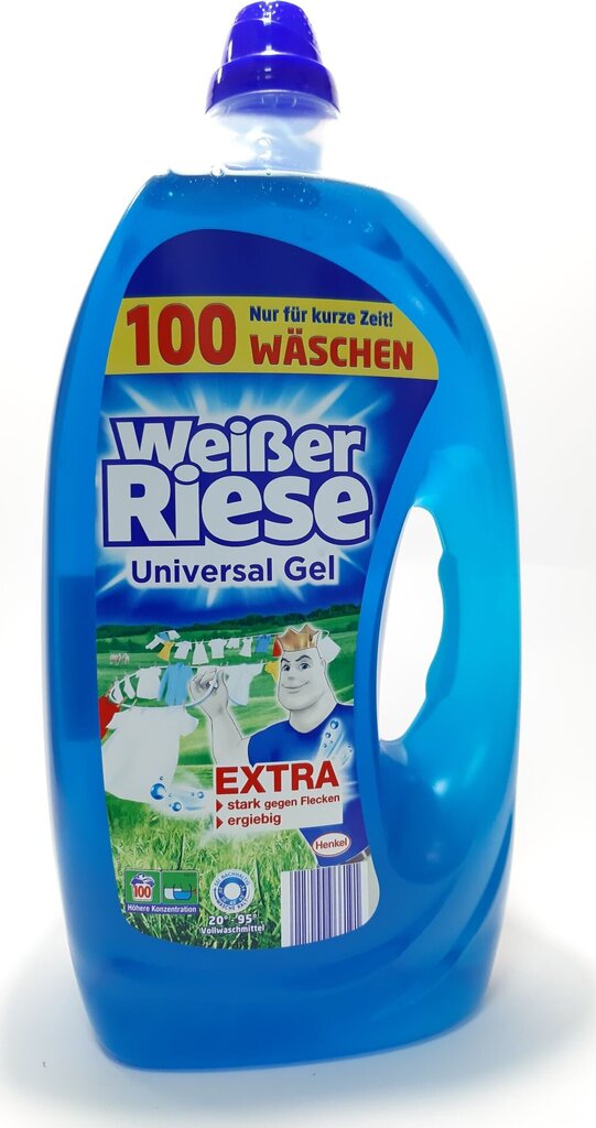 Mazgāšanas želeja WeiBer Riese Universal, 100 mazgāšanas reizes, 5 l cena un informācija | Veļas mazgāšanas līdzekļi | 220.lv