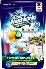 Mazgāšanas kapsulas Der Waschkonig C.G. Bora Bora, universāls, 30 gb x 18 g cena un informācija | Veļas mazgāšanas līdzekļi | 220.lv