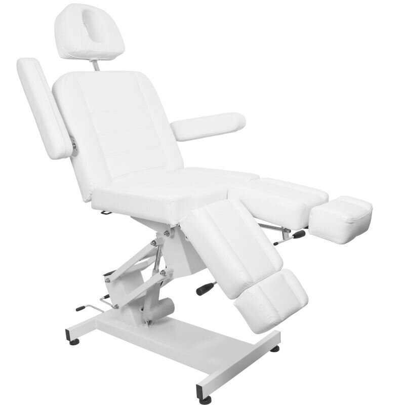 Elektriskais kosmētikas krēsls balts Azzurro 706 cena un informācija | Mēbeles skaistumkopšanas saloniem | 220.lv
