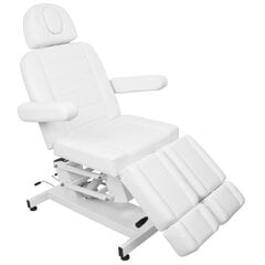 Косметическое электрическое кресло Azzurro 706 pedi 1 мотор белое цена и информация | Мебель для салонов красоты | 220.lv