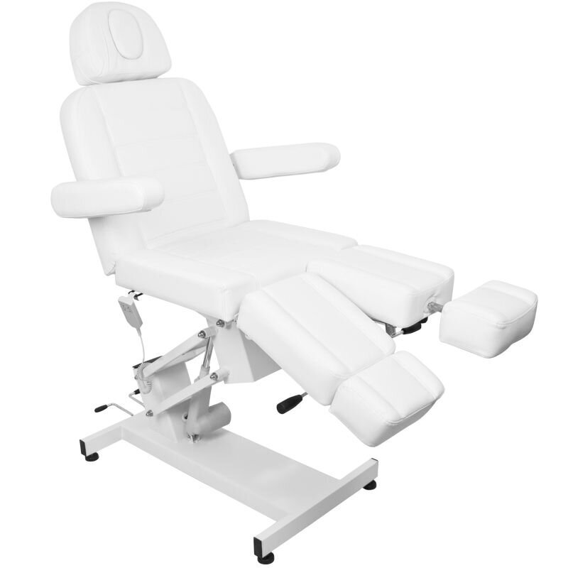 Elektriskais kosmētikas krēsls balts Azzurro 706 cena un informācija | Mēbeles skaistumkopšanas saloniem | 220.lv