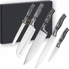 Набор ножей Euna с магнитной полосой, 5 шт. цена и информация | Ножи и аксессуары для них | 220.lv