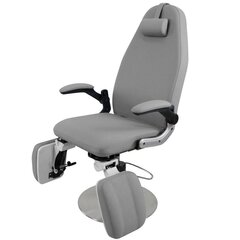 Hidrauliskais podiatrijas krēsls pelēks "Azzurro 713A cena un informācija | Mēbeles skaistumkopšanas saloniem | 220.lv