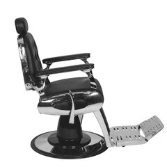 Friziera krēsls Francesco melns Gabbiano cena un informācija | Mēbeles skaistumkopšanas saloniem | 220.lv