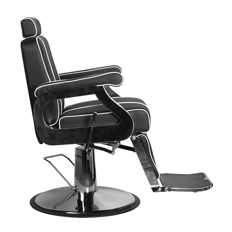 Friziera krēsls Paulo black Gabbiano cena un informācija | Mēbeles skaistumkopšanas saloniem | 220.lv