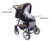 Universālie rati ar autokrēsliņu 3in1 Urbano Travel System, black цена и информация | Bērnu rati | 220.lv