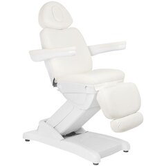 Elektriskais kosmētikas krēsls ar 4 motoriem, balts "Azzurro 871" cena un informācija | Mēbeles skaistumkopšanas saloniem | 220.lv