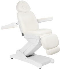 Elektriskais kosmētikas krēsls ar 4 motoriem, balts "Azzurro 871" cena un informācija | Mēbeles skaistumkopšanas saloniem | 220.lv