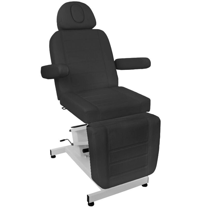 1 motora elektriskais kosmētikas krēsls melns "Azzurro 705 cena un informācija | Mēbeles skaistumkopšanas saloniem | 220.lv
