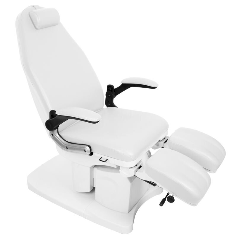 Elektriskais podiatrijas krēsls Azzurro 709A ar 3 motoriem, balts цена и информация | Mēbeles skaistumkopšanas saloniem | 220.lv