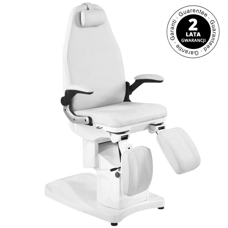 Elektriskais podiatrijas krēsls Azzurro 709A ar 3 motoriem, balts cena un informācija | Mēbeles skaistumkopšanas saloniem | 220.lv