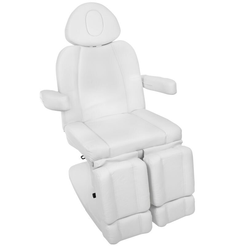 Elektriskais kosmētikas krēsls balts Azzurro 708AS cena un informācija | Mēbeles skaistumkopšanas saloniem | 220.lv