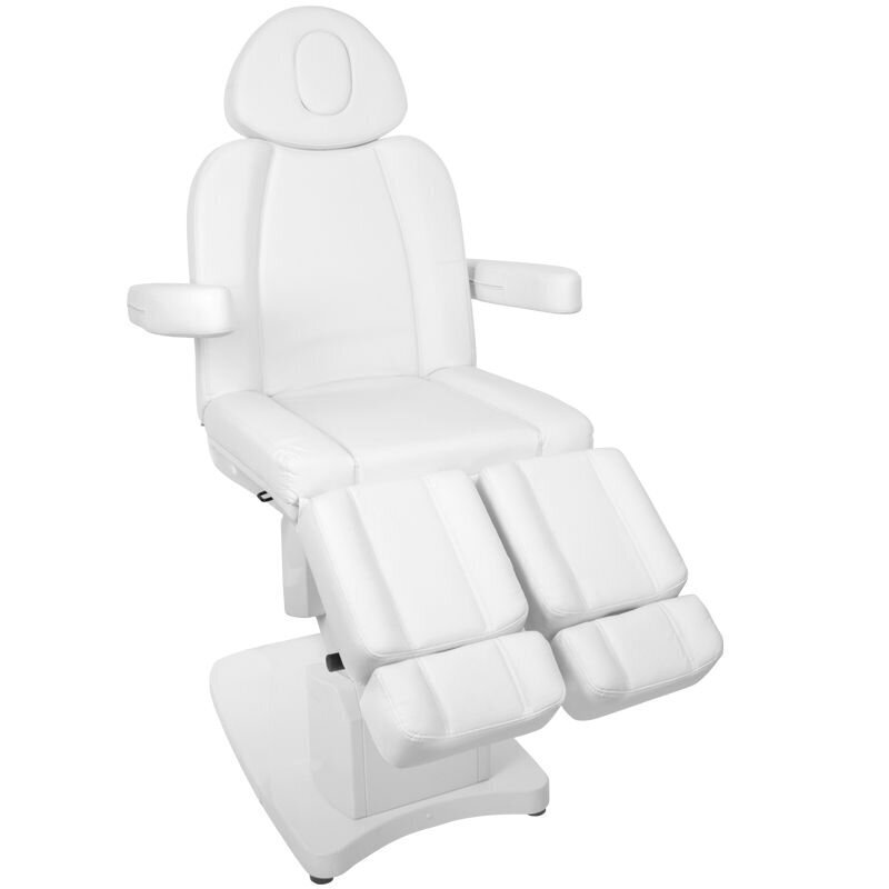Elektriskais kosmētikas krēsls balts Azzurro 708AS cena un informācija | Mēbeles skaistumkopšanas saloniem | 220.lv