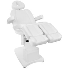Косметическое кресло Azzurro 708AS pedi 3-motor electric cosmetic chair white цена и информация | Мебель для салонов красоты | 220.lv