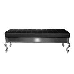 Uzgaidāmās telpas dīvāns F011 melns Gabbiano cena un informācija | Mēbeles skaistumkopšanas saloniem | 220.lv