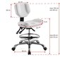 Activeshop Meistro krēsls A-4299, balts cena un informācija | Mēbeles skaistumkopšanas saloniem | 220.lv