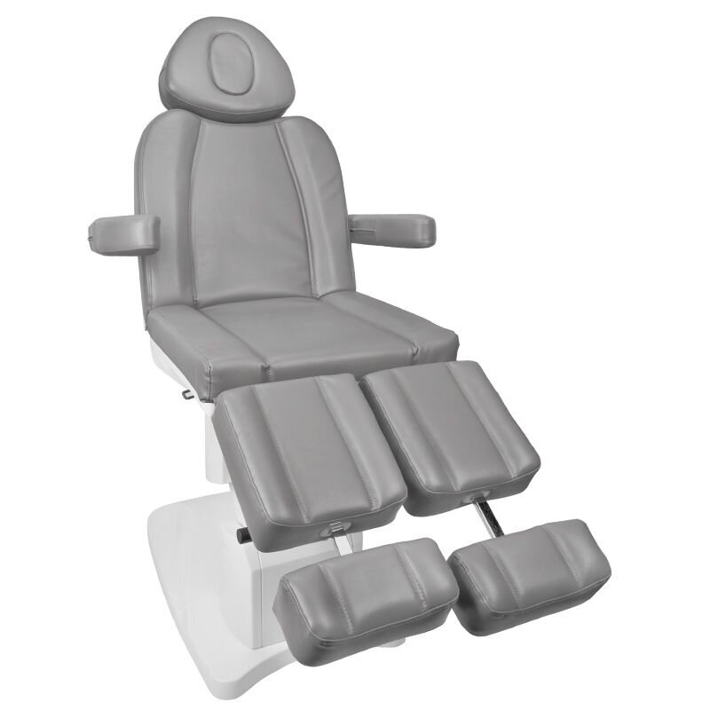 Pelēks elektriskais kosmētikas krēsls "Azzurro 708AS cena un informācija | Mēbeles skaistumkopšanas saloniem | 220.lv