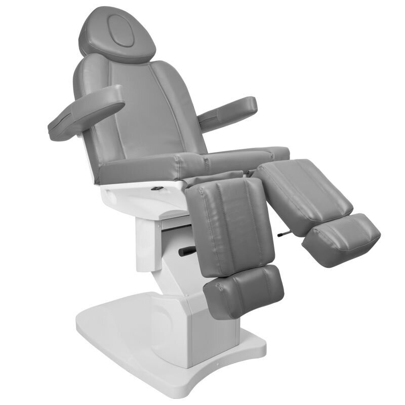 Pelēks elektriskais kosmētikas krēsls "Azzurro 708AS cena un informācija | Mēbeles skaistumkopšanas saloniem | 220.lv