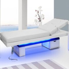 Кушетка для SPA-салона Azzurro 815B светящаяся белая цена и информация | Мебель для салонов красоты | 220.lv